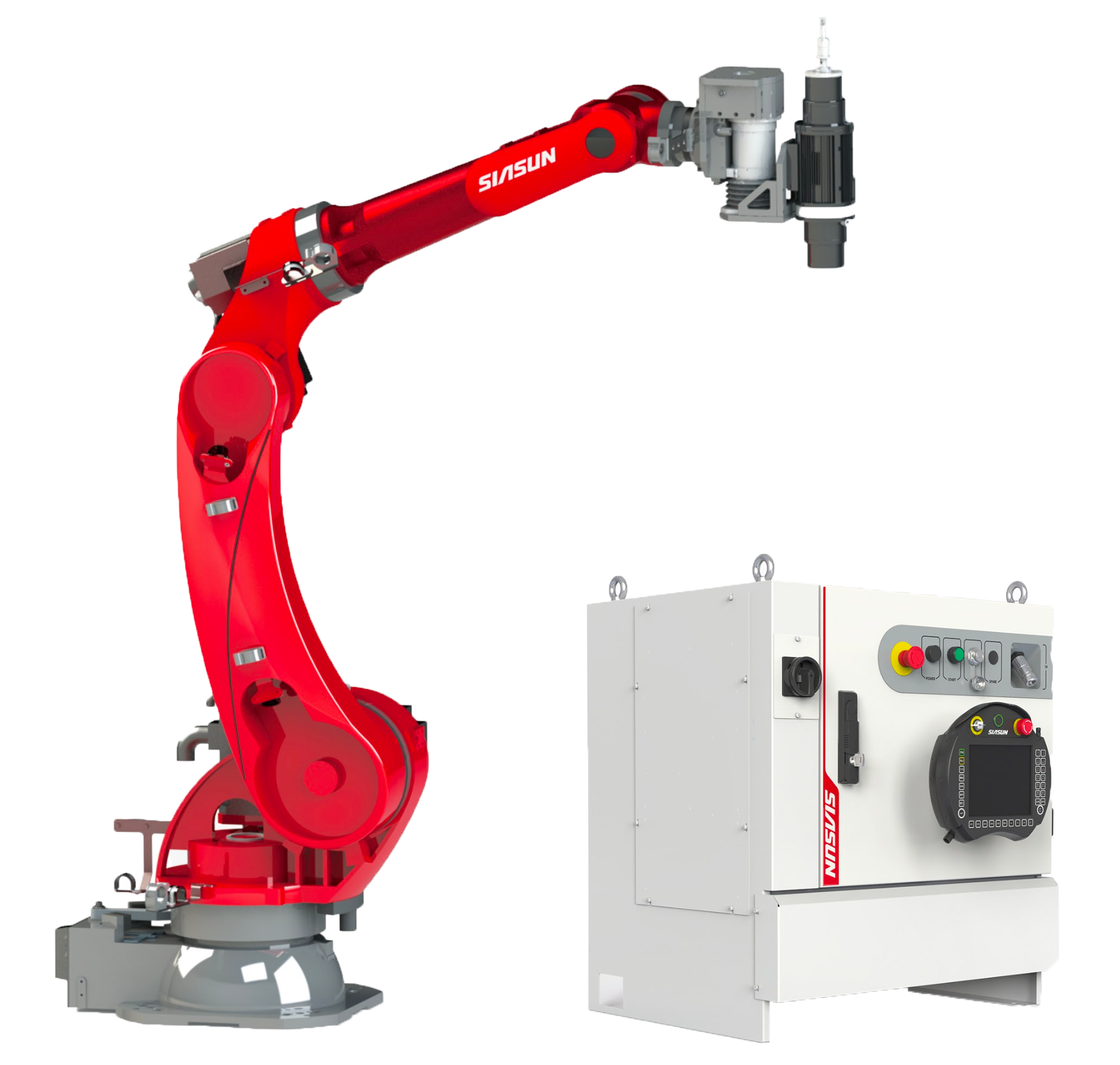 SIASUN Sistema de Esmerilado Robotizado - Celda de Acabado Metales Ferrosos